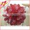 Beautiful big pink flower chair sash for wedding decoration