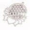 50mm big chakra lotus design flower of life pendant