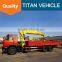 XCMG 10 tons hydraulic telescopic boom truck mounted crane cargo crane for sale