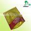 Custom printed stand up food bag with zipper/clear foil stand up pouch/stand up foil pouch
