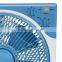 12 inch simple design electric plastic blue box fan made in China