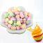 novelty marshmallow with blue color center filled