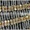 New fashion rhinestone beaded felt fabric collar, chunky bead necklace for garment