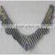 Fashion women collar decorations, Stick on rhinestone necklace for garment