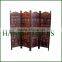 Antique wooden room divider screens