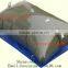 Folding oil bag for truck base or platform