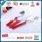 4-piece Plastic Handle Cutlery Set with Various Color