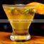 Short drinking glass with thick bottom Glass mug with thick bottom
