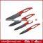4pcs ceramic knife with ABS handle EVA box packing kitchen knife set
