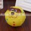 CY190 Various Colours Lovely Face Molar Dog Ball With Squeaker Sound Puppy Pet Dogs Chew Toy