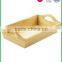 Eco friendly pine wood carved serving tray wood