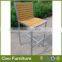 polyester wood outdoor pub bar chair high chair