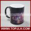 Porcelain full color changing ceramic magic mugs