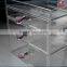 Hot sale china factory clear acrylic jewelry display case with logo