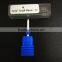 Medium Type (FA) Small Flame Shape Black Ceramic Nail Drill Bit