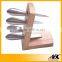 Wholesale LFGB Wooden Block Cheese Knife Set