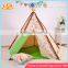 wholesale portable children house play tents for kids natural cotton indoor play tents for kids W08L006