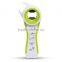 2016 amazon hot selling colorful and multifunction 5 in 1 bottel opener jar opener