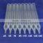 15pcs SILICONE Disposable Black Tattoo 1.2" Grips With CLEAR Stem & Tip 3 Diamond