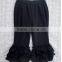 2016 chinese product Wholesale and EXW price 100%cotton pants with ruffle for baby kids as legging for winter