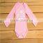 100% Cotton Plain Long Sleeve Kids Wear Baby Onesie jumpsuit