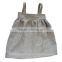 Suspenders Grey Baby Clothes Wholesale Handmade Girl Casual Kids High Waist Dress