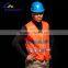 100% Polyester 3m reflective LED yellow green flashing led safety vest
