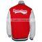 Student Baseball Jacket hoodies Red White
