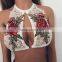 2017 New Style Halter Bra floral hot sexy women bra