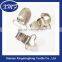Metal Plastic Badge Clips , Pressure Sensitive Ribbed Thumb-Grip Clip , ID Clip
