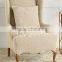 Stretch reclining wing chair covers