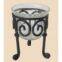 2 pcs glass candle holders