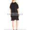 Top quality fashionable beaded cold shoulder dress for bridesmaid dress