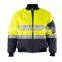 High visibility winter keep warm reflective work safety coat jacket