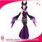 New Arrival Sexy Halloween Costume Black and Purple Devil Lady