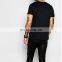 100 cotton crewneck cheap t shirt printing wholesale in black