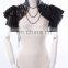 Gothic extravagant PU leather bolero shrug jacket