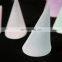 Colorful resin Jewelry Display Stand clear lucite Cone Shape ring holder