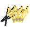 Wholesale Hot selling Winter Tyre Chains Car Accessories Snow Tire Anti-skid Chains For Family Car 8PCS (Yellow)