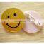 double layers acrylic badge logo printing in middle