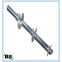Lighting pole supports ground square shaft helical piles or screw anchor
