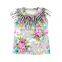 Mexican Serape Blouse Girls Children Fringe shirts And Tops