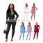 Fall Women Clothing Rompers Bodysuit Top and Trouser 2 Piece Sexy Club Outfits Two Piece Set