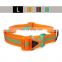 Factory supply  reflective dog collar LED light in buckle outdoor collar for dogs