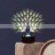 Hot Selling LED 3D Peacock Table Lamp,Led Bedside night light