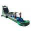 Log Flume Tropical Rush Tike Island Inflatable Double Lane Water Slide Outdoor Used