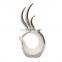 Wholesale silver living room decoration finger shape ceramic decor handmade statue ornaments