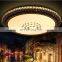 modern luxury crystal ceiling light dining room 2 colors changed LED ceiling lamp