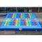 Custom Inflatable Twister Game Mattress , Inflatable 3D Twister With Turntable For Sale