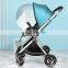 High landscape baby stroller can sit four wheel shock absorber folding baby stroller 3 in 1